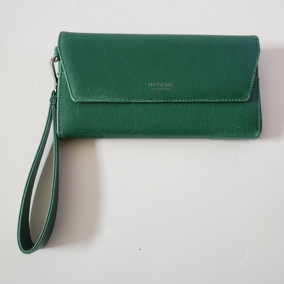 Matt & Nat Mercer Green Wallet - Picture 1 of 5